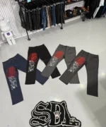 SDL Red Jeans Pose