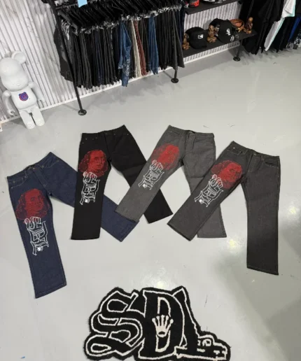 SDL Red Jeans Pose